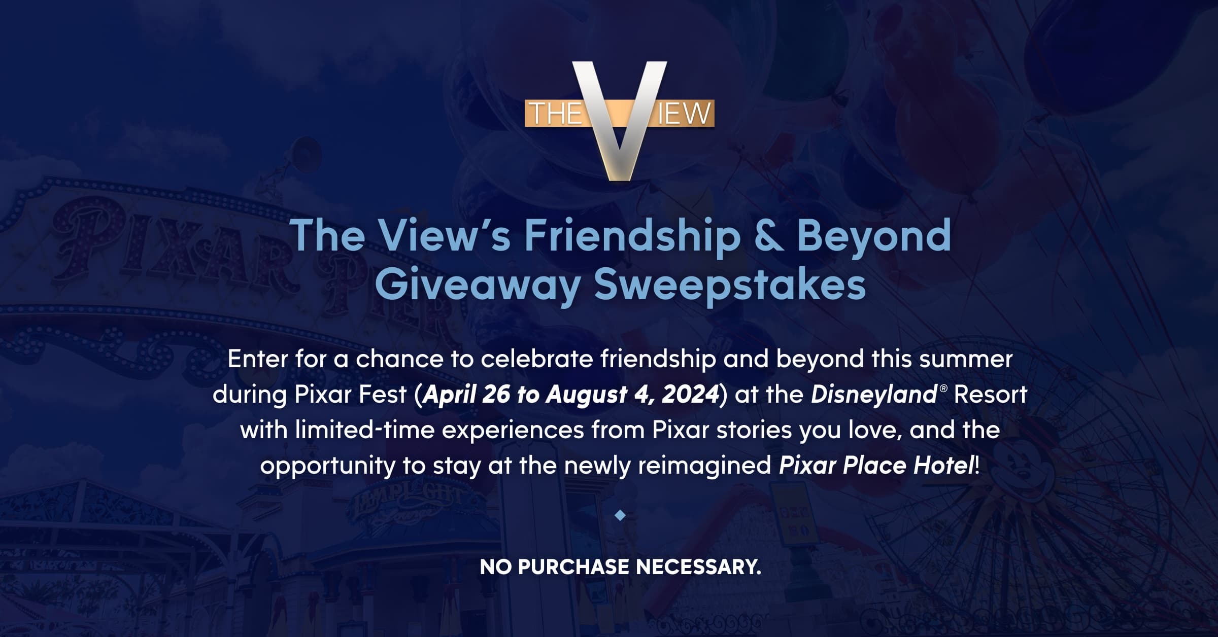 The View Giveaway Sweepstakes